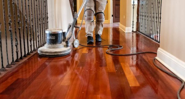 Buffing and Recoating A Solution for High-Traffic Hardwood Floors